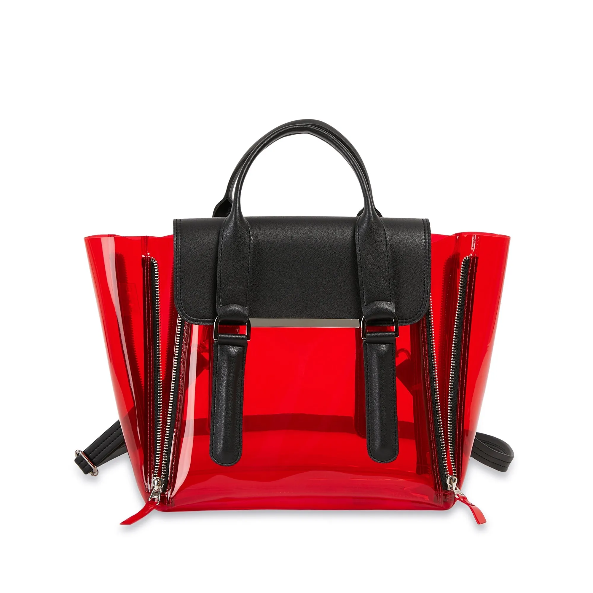 XIA PVC SLING AND HANDBAG RED